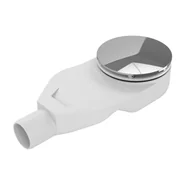 Syfony - Slimtec Syfon brodzika 90 mm chrom LM-0353 - miniaturka - grafika 1