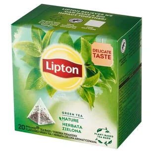 Herbata zielona aromatyzowana Lipton Nature 20x1,4g - Herbata - miniaturka - grafika 1