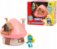 Figurki dla dzieci - Smerfy Domek Smerfetki z Akcesoriami i Figurką Różowy Licencjonowany - miniaturka - grafika 1
