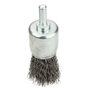 Akcesoria do elektronarzędzi - VERTO Szczotka druciana pędzelkowa z trzpieniem 24 mm - miniaturka - grafika 1