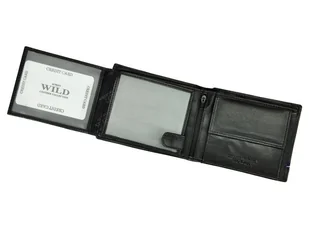 Skórzany męski portfel Wild N992-GV RFID - Portfele - miniaturka - grafika 4