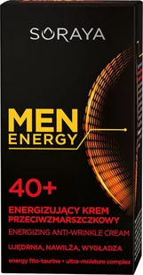 Soraya Men Energy 40+ Krem Przeciwzmarszczkowy - Kosmetyki do pielęgnacji twarzy męskie - miniaturka - grafika 1