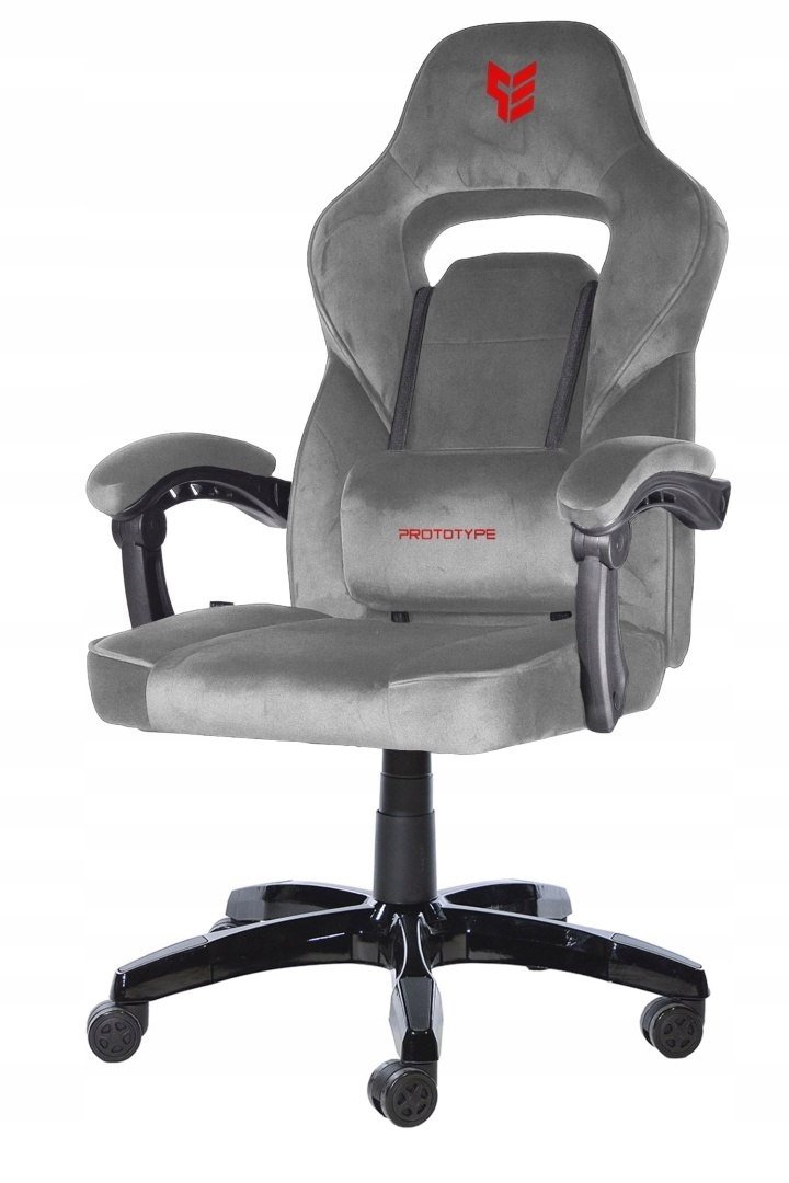Prototype Fotel obrotowy do biurka Titan Grey Alcantara Basic
