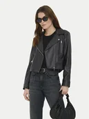 Kurtki damskie - ONLY Kurtka z imitacji skóry Carmen 15361396 Czarny Regular Fit - miniaturka - grafika 1