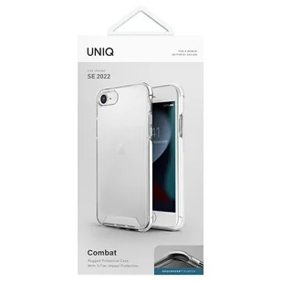 UNIQ etui Combat iPhone SE 2022 / SE 2020 /7/8 biały/blanc white - Etui i futerały do telefonów - miniaturka - grafika 5