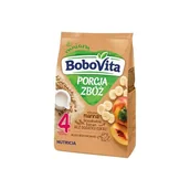 Kaszki dla dzieci - Bobovita Kaszka Mleczna Porcja Zbóż Manna 210G - miniaturka - grafika 1