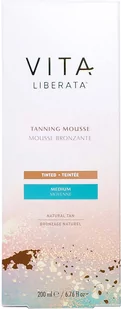Vita Liberata Tinted Tanning Mousse With Pigment Pianka samoopalająca z pigmentem 200 ml ( kolor medium) - Samoopalacze - miniaturka - grafika 2