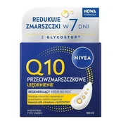 Kremy do twarzy - Nivea Q10 Przeciwzmarszczkowe ujędrnienie regenerujący krem na noc 50ml - miniaturka - grafika 1