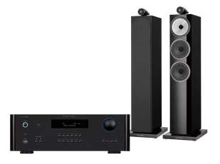 Rotel RA-1572 MkII (czarny) + 703 S3 (czarny) - Zestawy stereo - miniaturka - grafika 1