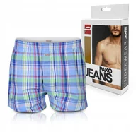 Majtki męskie - Bokserki Luźne Męskie z Rozcięciem Wygodna Piżama Prezent dla Niego Pudełko - miniaturka - grafika 1