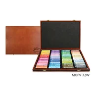 Szkolne artykuły papiernicze - Gallery artists pastele olejne miękkie mopv-72w komplet 72 szt.w op. drewnianym - miniaturka - grafika 1