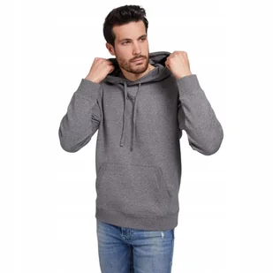 GUESS BLUZA MĘSKA ROY GUESS HOODIE SZARA r.S - Bluzy męskie - miniaturka - grafika 1