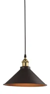 Lampy sufitowe - Lampa wisząca MANI E27 - czarny/złoty - miniaturka - grafika 1