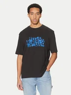 Koszulki męskie - HUGO T-Shirt Nafralo 50533528 Czarny Regular Fit - miniaturka - grafika 1