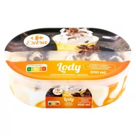 Lody i desery lodowe - Carrefour Extra Lody o smaku śmietanka-advokat 900 ml - miniaturka - grafika 1