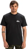 Koszulki męskie - t-shirt QUIKSILVER EV MINI LOGO 2 KVJ0/BLACK - miniaturka - grafika 1