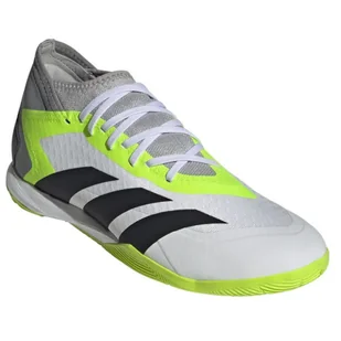 Buty piłkarskie adidas Predator Accuracy.3 IN M (kolor Biały. Zielony, rozmiar 46) - Buty sportowe męskie - miniaturka - grafika 4