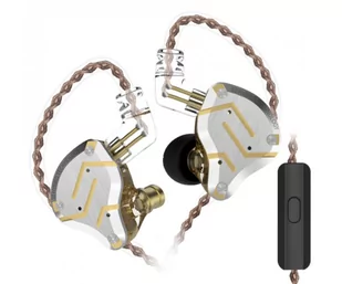KZ ZS10 Pro Złote z mikrofonem - Słuchawki - miniaturka - grafika 1
