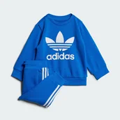 Dresy damskie - Dres Dziecięcy Adidas Crew Set Ix5151 Niebieski R.98 - miniaturka - grafika 1
