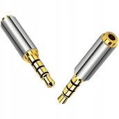 Kable - Mozos Ma3525 Adapter Audio Minijack 3,5 mm Do Microjack 2,5 mm - miniaturka - grafika 1