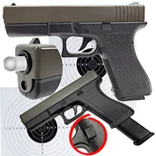Zabawki militarne - Pistolet Glock P80 ASG Na Kulki Metal Polimer wer wojsko - miniaturka - grafika 1