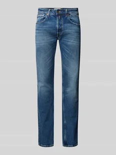 Jeansy o kroju straight fit z 5 kieszeniami model ‘GROVER’ - Spodnie męskie - miniaturka - grafika 1