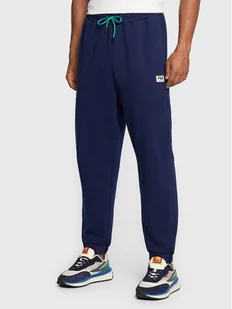 Fila Spodnie dresowe Tricase FAM0153 Granatowy Oversize - Spodnie sportowe męskie - miniaturka - grafika 1