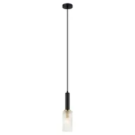 Lampy sufitowe - Italux Perola PND-43309-1 BK+BR PND-43309-1 BK+BR - miniaturka - grafika 1