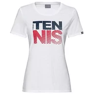Koszulki i topy damskie - HEAD CLUB LISA T-shirt damski W, biały, XXX - miniaturka - grafika 1