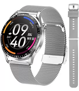Hagen HC27 Srebrny - Smartwatch - miniaturka - grafika 1