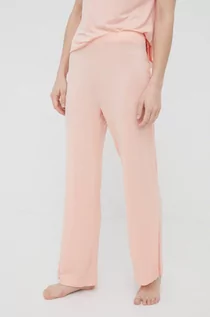 Piżamy damskie - Calvin Klein Underwear Underwear spodnie piżamowe damskie kolor pomarańczowy - grafika 1