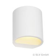 Lampy ścienne - Spotline PLASTRA lampa ścienna, GL 104 ROUND, Biały gips, G9, max. 42W 148016 204 / 148016 - miniaturka - grafika 1