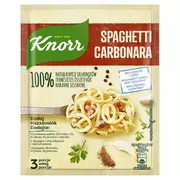 Majonezy i dressingi - Knorr Spaghetti carbonara 42 g - miniaturka - grafika 1