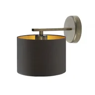 Lampy ścienne - Klasyczna lampa ścienna do salonu w stylu glamour LUANDA GOLD - miniaturka - grafika 1