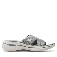 Klapki i japonki damskie - Klapki Skechers Go Walk Arch Fit Sandal-Joyful 140274/GRY Gray - miniaturka - grafika 1