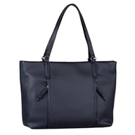 Torebki damskie - TOM TAILOR bags Beca damska torba na ramię z zamkiem błyskawicznym, duża, niebieska, niebieski, Essential - miniaturka - grafika 1