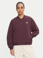 Kurtki damskie - New Balance Kurtka bomber WJ43511 Brązowy Regular Fit - miniaturka - grafika 1