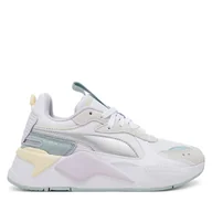 Buty dla dziewczynek - Sneakersy Puma RS-X Metallic Jr 391984 10 Biały - miniaturka - grafika 1