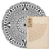 Szablony malarskie - Nakleo szablon malarski wielokrotny // MANDALA AZTECA - XLARGE (średnica 108cm) - miniaturka - grafika 1