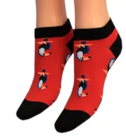 Skarpetki damskie - STOPKI MARILYN DAMSKIE TUKAN (kolor czerwony, rozmiar 36-40) - miniaturka - grafika 1