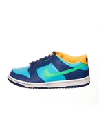 Trampki męskie - Nike Skórzane sneakersy "Dunk Low All Star 2023" w kolorze niebiesko-zielonym - miniaturka - grafika 1