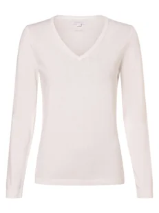 brookshire Sweter damski Kobiety Bawełna biały jednolity, XXXL - Swetry damskie - miniaturka - grafika 1