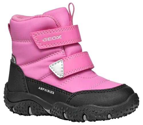 Geox B Baltic B ABX buty dla dziewczynek, Fuksja Czarny, 4 UK Child