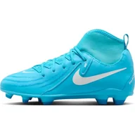 Piłka nożna - Nike Jr Phantom Luna II Club Fg/MG, buty piłkarskie unisex dla dzieci i młodzieży, Niebieskie białe, 38 EU - miniaturka - grafika 1