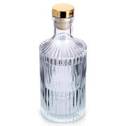 Domowy wyrób alkoholu - Butelka z korkiem szklana 250 ml ozdobna ze złotym korkiem na sok nalewkę alkohol - miniaturka - grafika 1