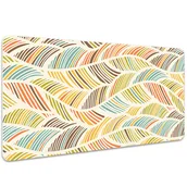 Podkładki na biurko - Duża mata na biurko Abstrakcyjne fale vintage 100x50 cm - miniaturka - grafika 1