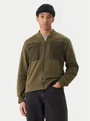 Bluzy męskie - G-Star Raw Bluza D28824-E553 Zielony Regular Fit - miniaturka - grafika 1