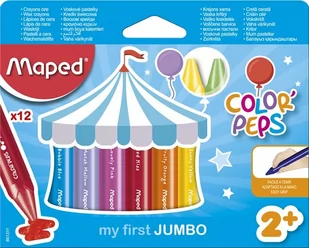 Maped Kredki Colorpeps świecowe 12 sztuk - Kredki, ołówki, pastele i pisaki - miniaturka - grafika 3
