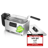 Frytkownice - Emerio frytkownica 3,0 l, z technologią strefy zimnej, "bardzo dobra 1,4" testowana przez Haus & Garten 06/2019, bez gorzkiego smaku, frytkownica z zimną strefą 2000 W, zbiornik ze stali nierdzewnej - miniaturka - grafika 1