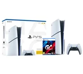 Konsole Playstation - Sony PlayStation 5 Slim E Chassis PS5 1TB z napędem + Gran Turismo 7 - miniaturka - grafika 1